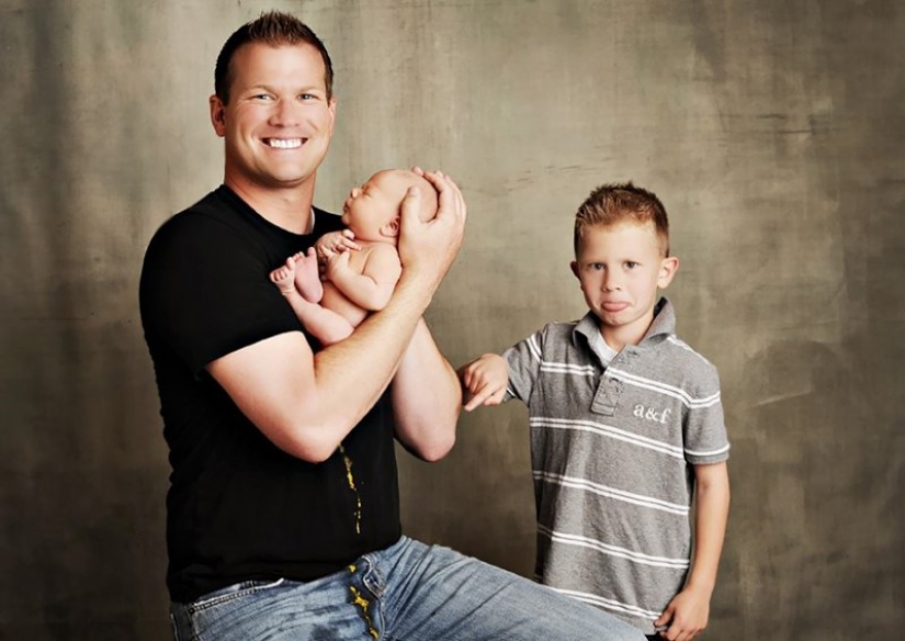 Family photo shoots that were unexpectedly spoiled... by the call of nature Family photo shoots that were unexpectedly spoiled... by the call of nature