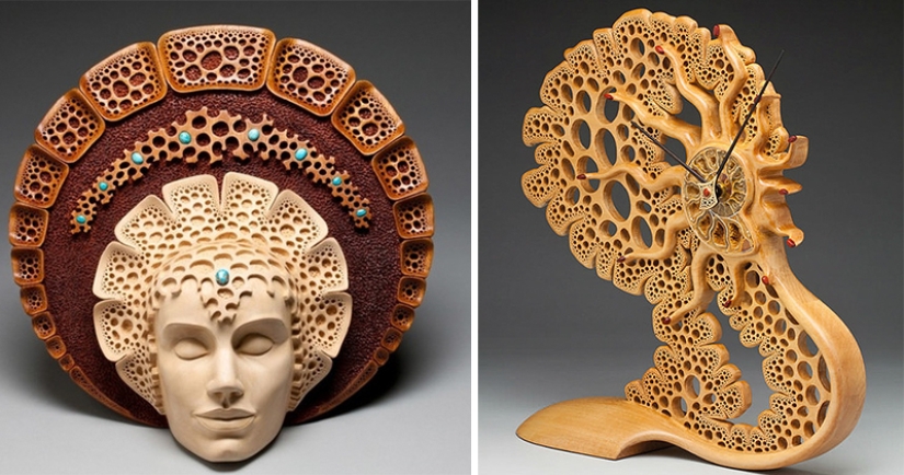 Fantastic wooden sculptures by Mark Doolittle Fantastic wooden sculptures by Mark Doolittle
