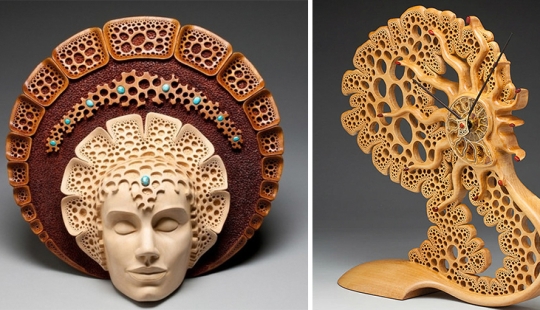 Fantastic wooden sculptures by Mark Doolittle