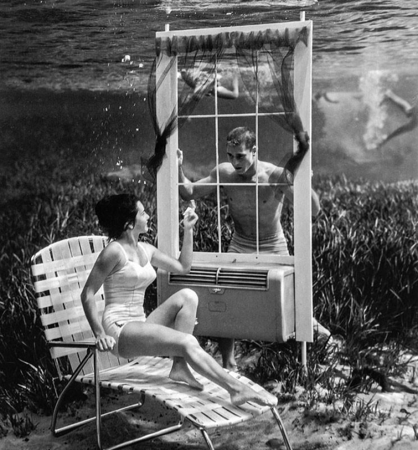 Fantásticas retrofotografías desde el fondo del lago