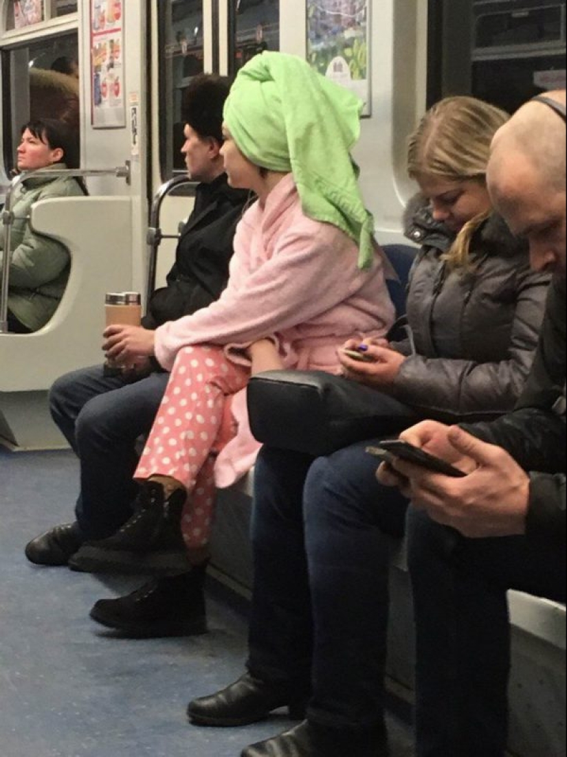 Fashion of the people: the brightest passengers on Russian subway Fashion of the people: the brightest passengers on Russian subway