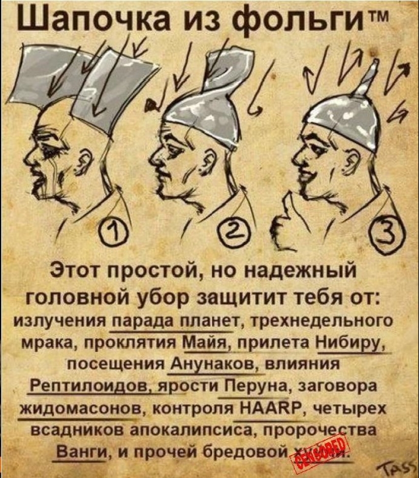 Foil caps — how they appeared and can they protect against radiation Foil caps — how they appeared and can they protect against radiation