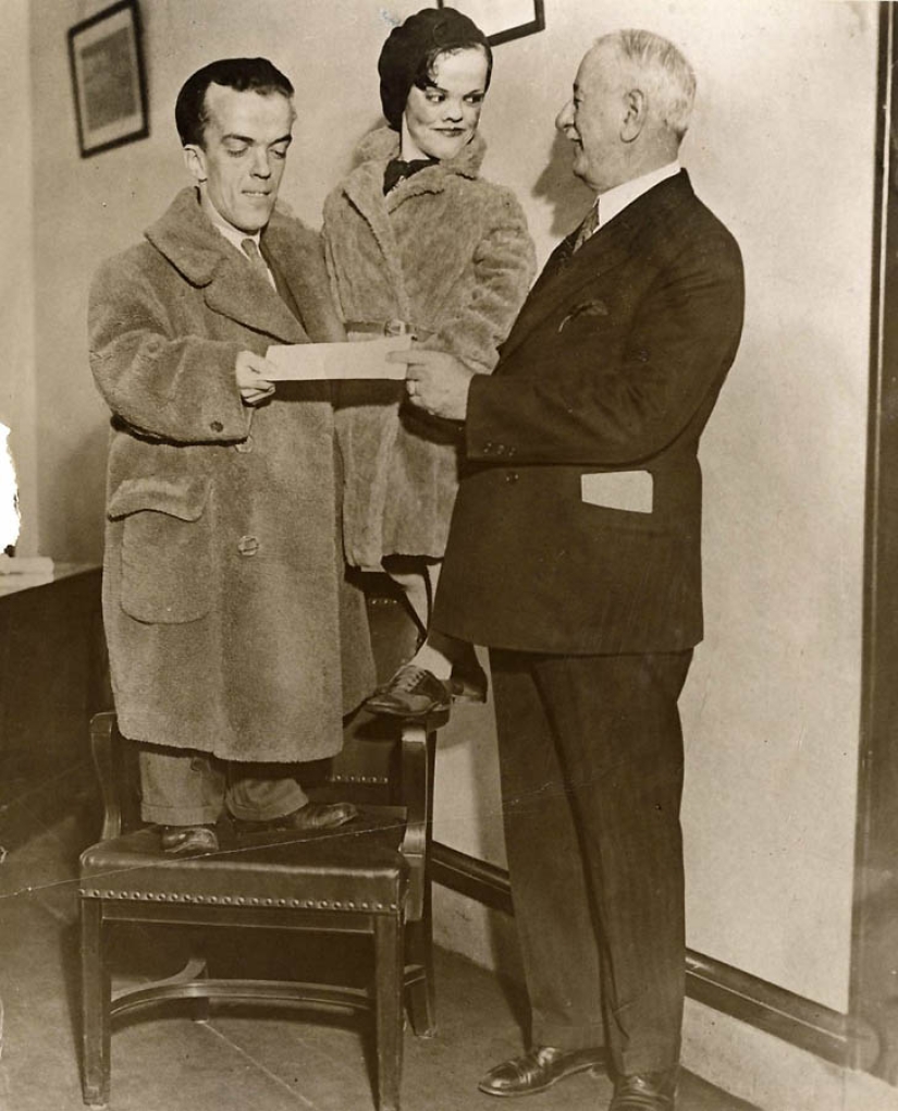 Foto retro: De la vida de los liliputienses.