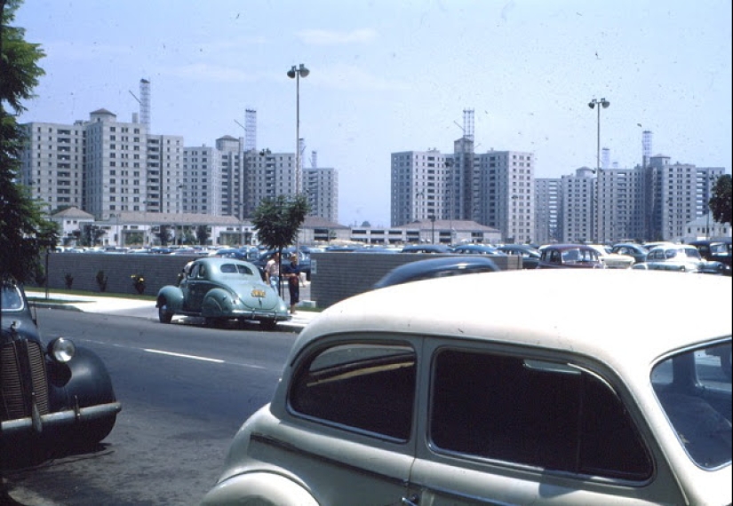 Fotografías en color del tranquilo Los Ángeles durante y después de la Segunda Guerra Mundial