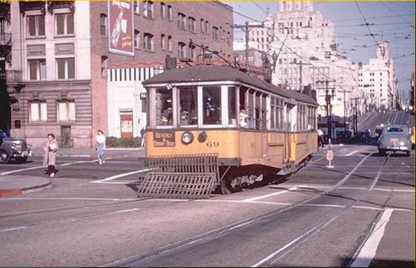 Fotografías en color del tranquilo Los Ángeles durante y después de la Segunda Guerra Mundial