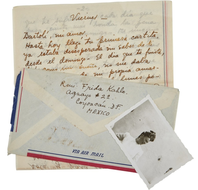 Fotos y cartas de amor secretas de Frida Kahlo Fotos y cartas de amor secretas de Frida Kahlo
