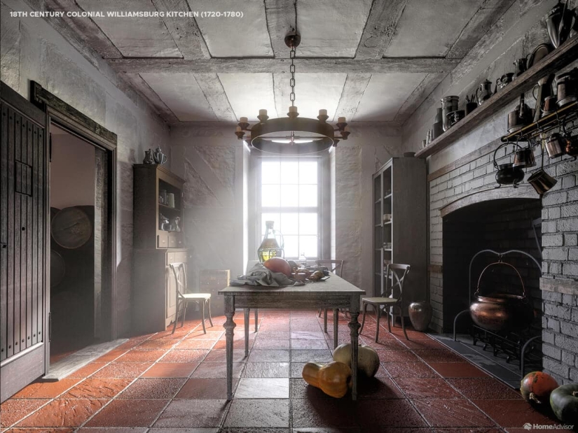 From the boiler to the minimalism: the designers showed how to change a kitchen for 500 years