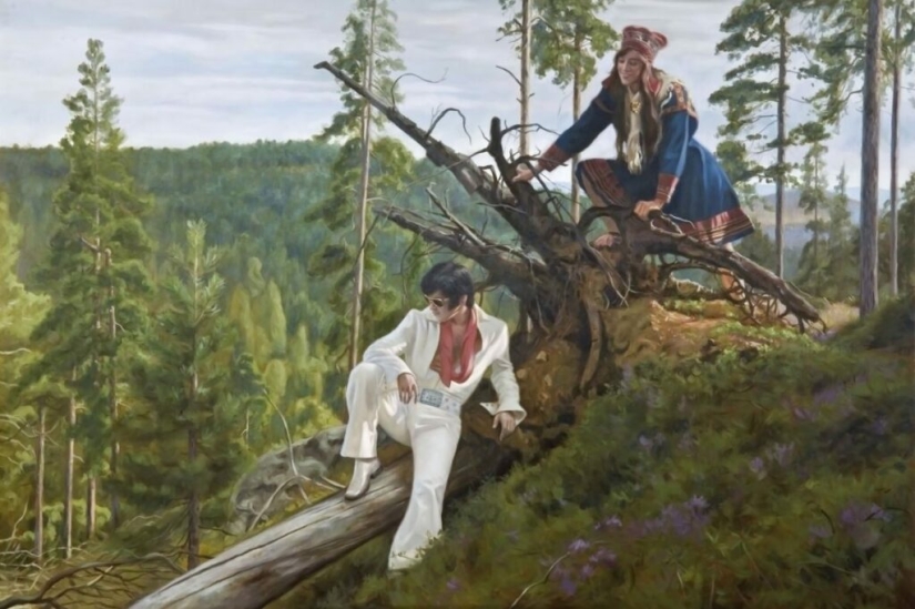 Frost y Elvis; Es un día maravilloso: El rey, el bosque y chicas finlandesas desnudas de Markku Laakso Frost y Elvis; Es un día maravilloso: El rey, el bosque y chicas finlandesas desnudas de Markku Laakso