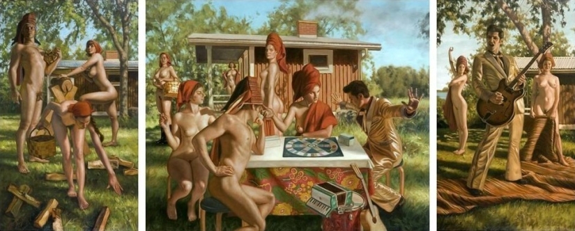 Frost y Elvis; Es un día maravilloso: El rey, el bosque y chicas finlandesas desnudas de Markku Laakso Frost y Elvis; Es un día maravilloso: El rey, el bosque y chicas finlandesas desnudas de Markku Laakso