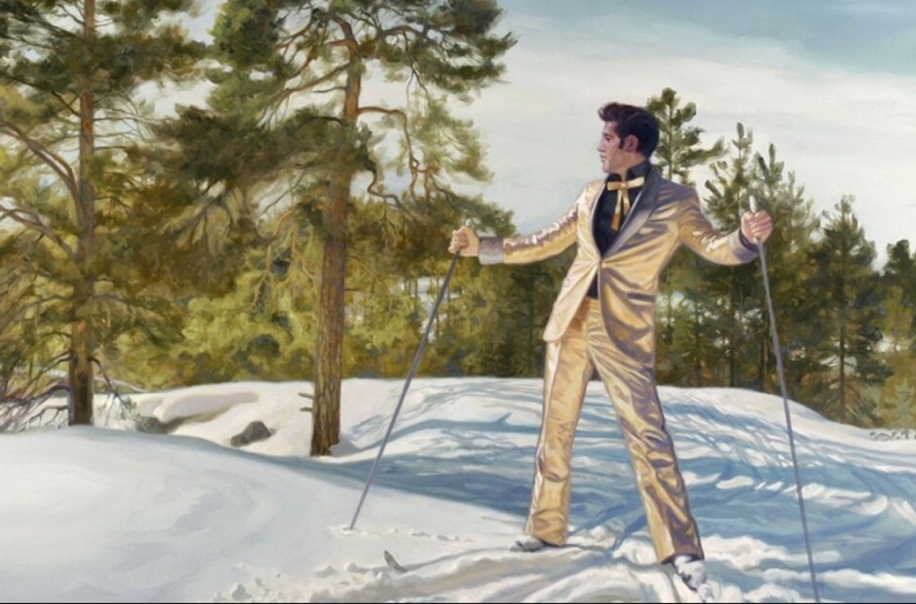 Frost y Elvis; Es un día maravilloso: El rey, el bosque y chicas finlandesas desnudas de Markku Laakso Frost y Elvis; Es un día maravilloso: El rey, el bosque y chicas finlandesas desnudas de Markku Laakso