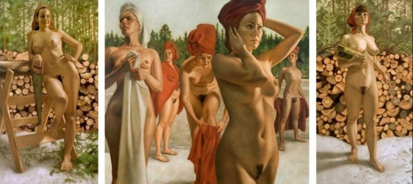 Frost y Elvis; Es un día maravilloso: El rey, el bosque y chicas finlandesas desnudas de Markku Laakso Frost y Elvis; Es un día maravilloso: El rey, el bosque y chicas finlandesas desnudas de Markku Laakso