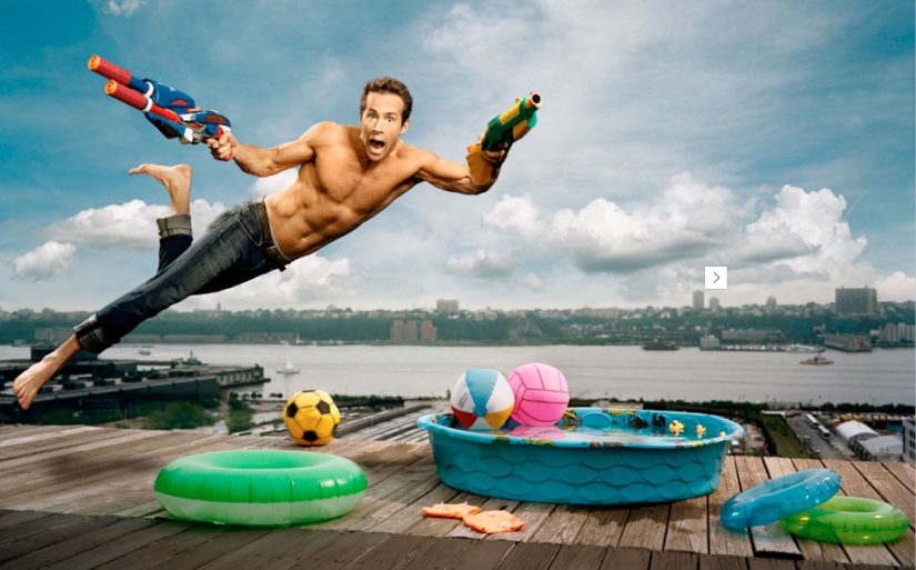 Funny celebrity photos by Martin Scholler