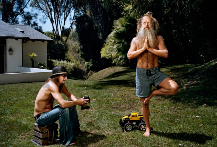 Funny celebrity photos by Martin Scholler