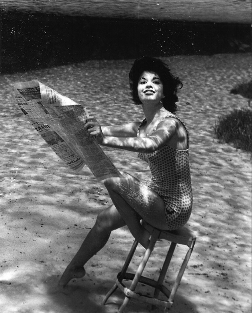 Gentle beauty of the first underwater pictures of the 1930‑ies