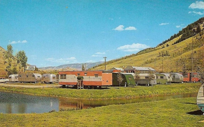 Golden tiempo sobre ruedas: American trailer parks en los 50 y 60-s