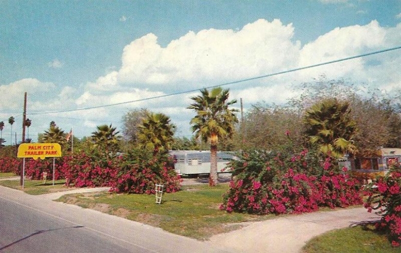 Golden tiempo sobre ruedas: American trailer parks en los 50 y 60-s