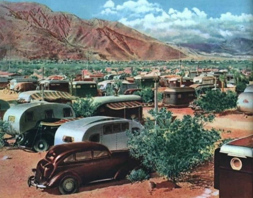 Golden time on wheels: American trailer parks in 50-ies and 60-ies Golden time on wheels: American trailer parks in 50-ies and 60-ies