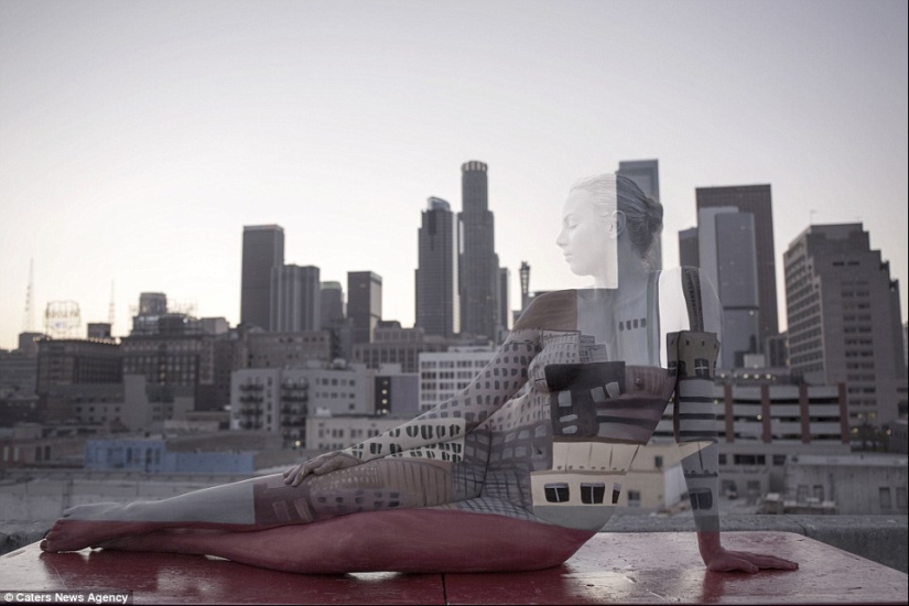 Gran camuflaje, cómo las personas desnudas se mezclan con el paisaje Gran camuflaje, cómo las personas desnudas se mezclan con el paisaje