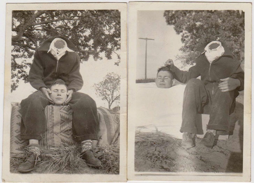 Headless photoshop of the beginning of the last century Headless photoshop of the beginning of the last century