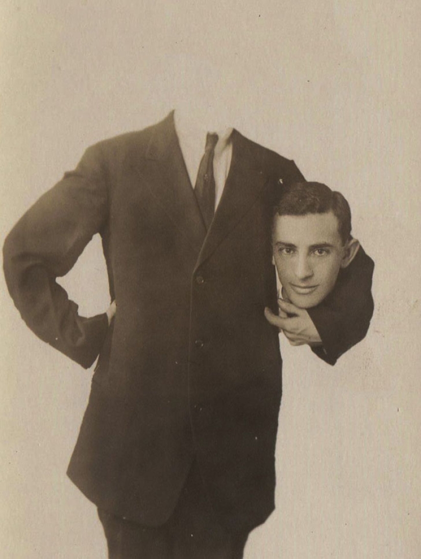 Headless photoshop of the beginning of the last century Headless photoshop of the beginning of the last century