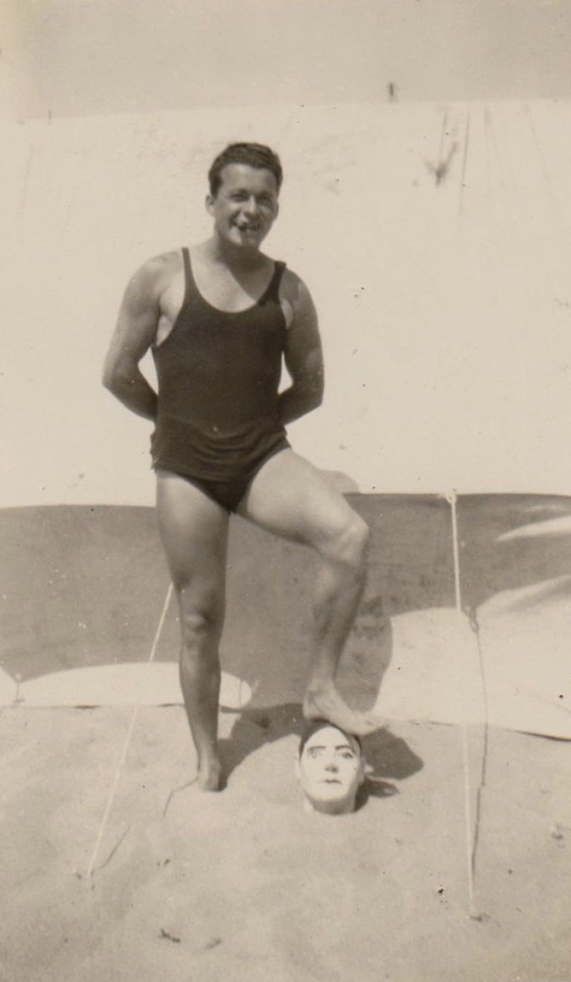 Headless photoshop of the beginning of the last century Headless photoshop of the beginning of the last century