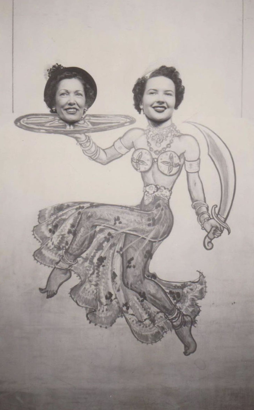 Headless photoshop of the beginning of the last century Headless photoshop of the beginning of the last century