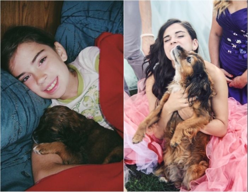 Heart breaks: the first and last photos of the owners with their pets Heart breaks: the first and last photos of the owners with their pets