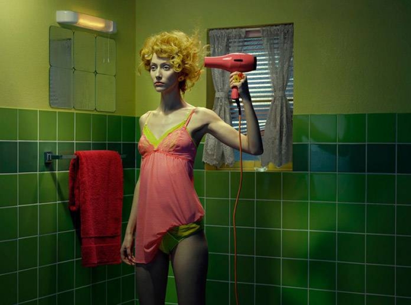 Historias cinematográficas de los suburbios por Miles Aldridge y Todd Hido