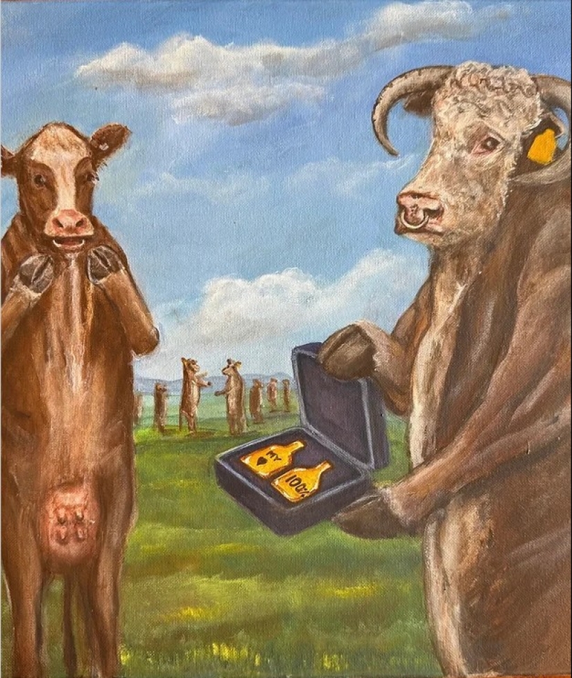 Hooligan artist Travis Chapman and his provocative paintings Hooligan artist Travis Chapman and his provocative paintings