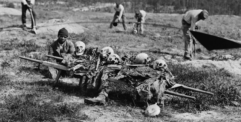 Horrifying photos of victims of the bloodiest war in US history