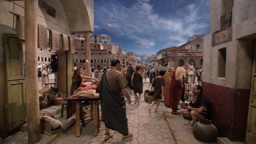 How did ordinary people live in Ancient Rome?