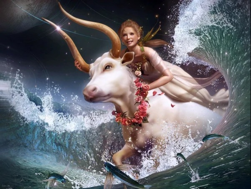 How King Minos insulted the gods, and they forced his wife to give birth to a Minotaur bull How King Minos insulted the gods, and they forced his wife to give birth to a Minotaur bull