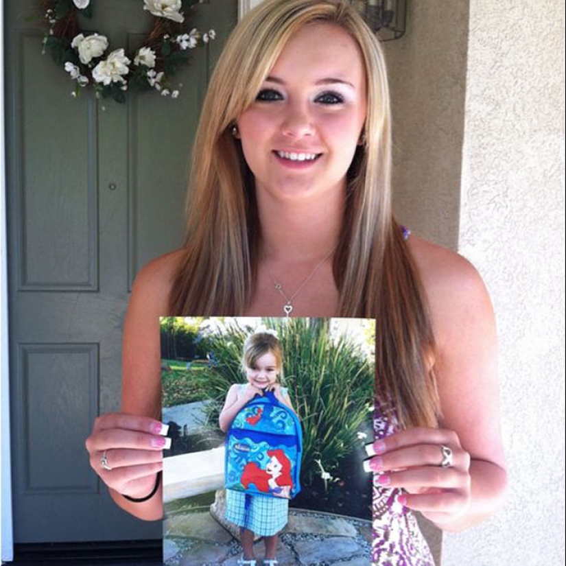 How many years, how many winters: children on the first and last day of school How many years, how many winters: children on the first and last day of school