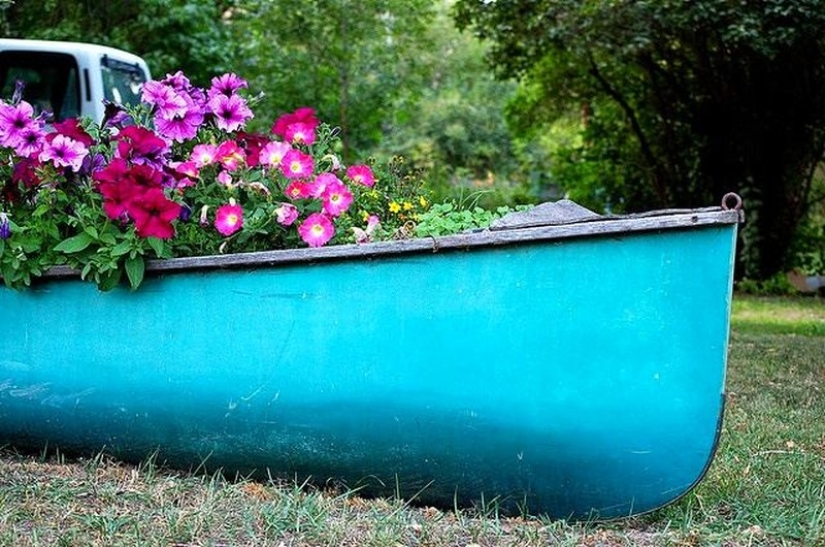 How to create a beautiful, unusual flower bed from improvised materials: 20 examples How to create a beautiful, unusual flower bed from improvised materials: 20 examples
