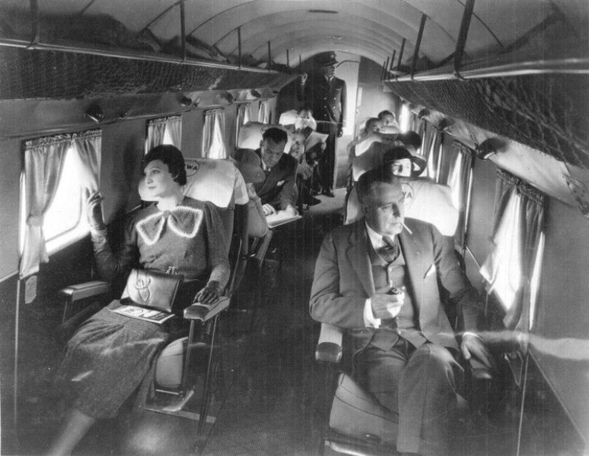How we used to fly first class: caviar, any alcohol, smoking right in the seat and a full-fledged berth