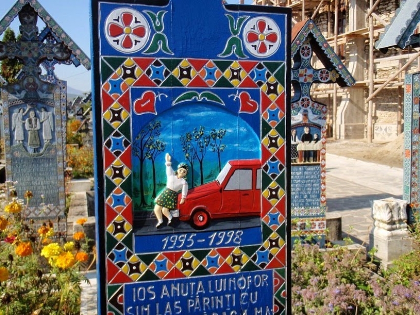 Humor negro en el cementerio rumano