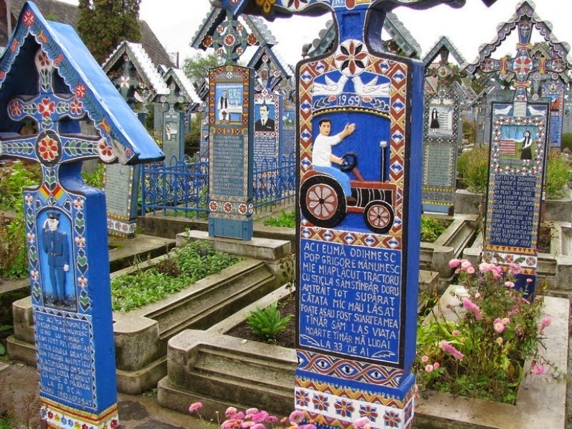 Humor negro en el cementerio rumano