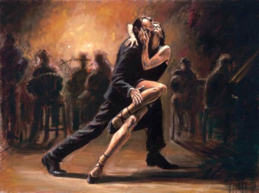 Hurricane of emotions: atmospheric works by the Argentine artist Fabian Perez