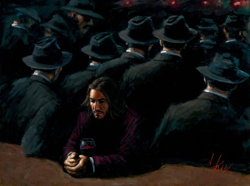 Hurricane of emotions: atmospheric works by the Argentine artist Fabian Perez