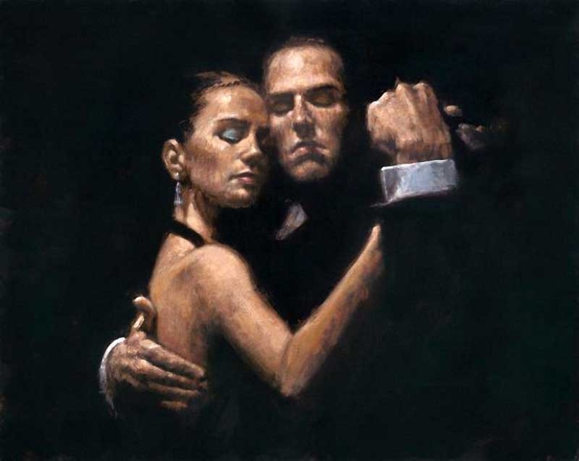Hurricane of emotions: atmospheric works by the Argentine artist Fabian Perez