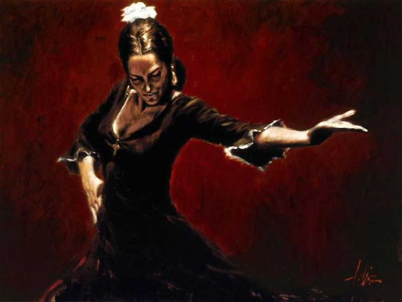 Hurricane of emotions: atmospheric works by the Argentine artist Fabian Perez