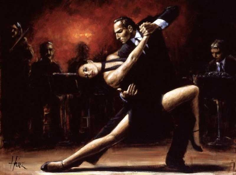 Hurricane of emotions: atmospheric works by the Argentine artist Fabian Perez
