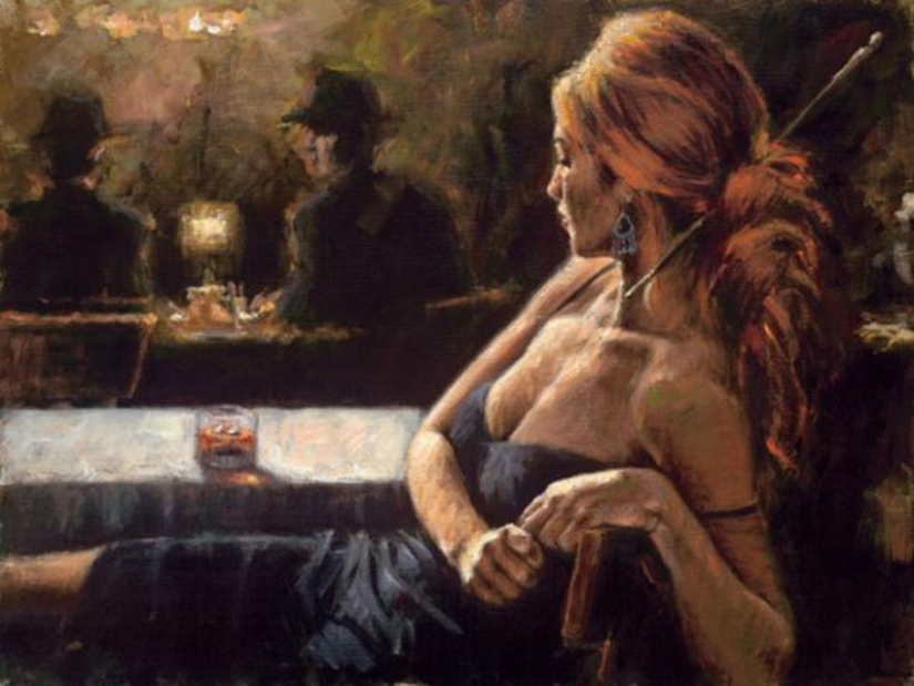 Hurricane of emotions: atmospheric works by the Argentine artist Fabian Perez