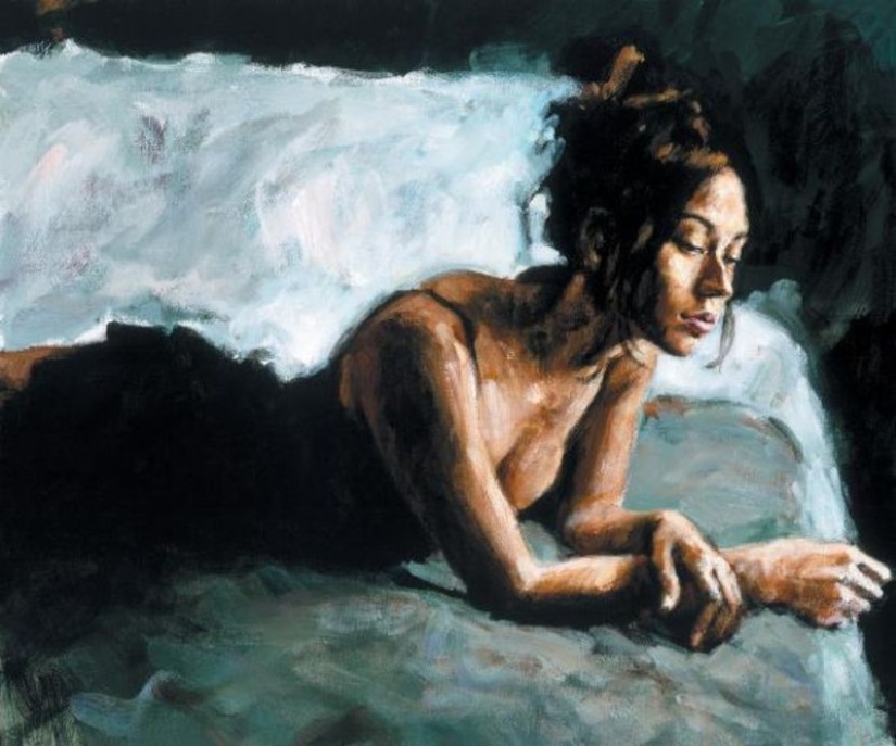 Hurricane of emotions: atmospheric works by the Argentine artist Fabian Perez