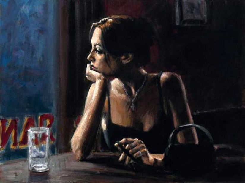 Hurricane of emotions: atmospheric works by the Argentine artist Fabian Perez
