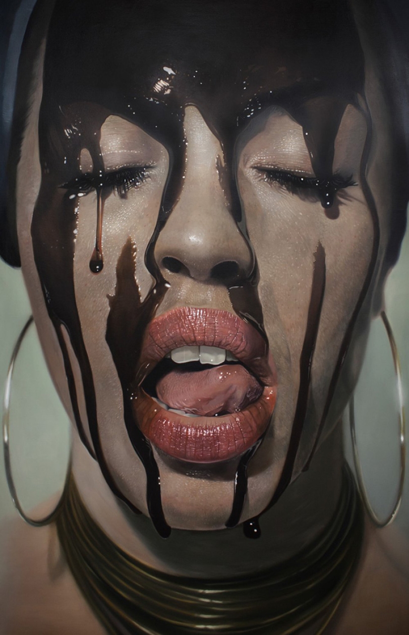 Hyperrealism in the paintings of Mike Dasras Hyperrealism in the paintings of Mike Dasras