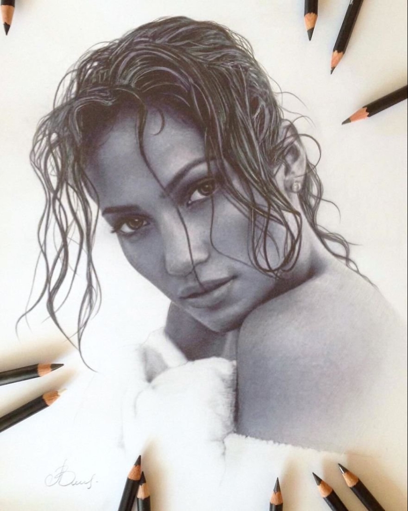 Hyperrealistic drawings with colored pencils from Lena Litvina Hyperrealistic drawings with colored pencils from Lena Litvina