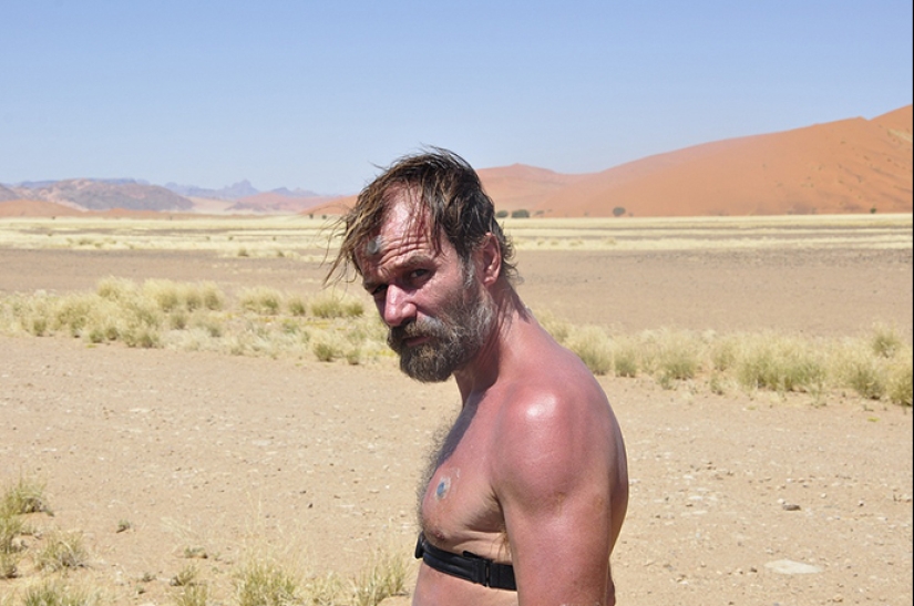 "Ice Man" Wim Hof, conquering the mountains in only shorts