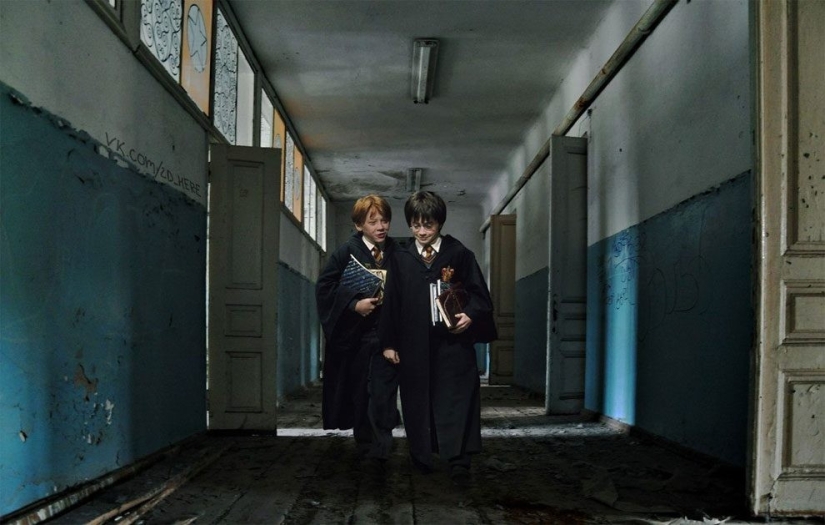 If famous films were shot in the yard next door