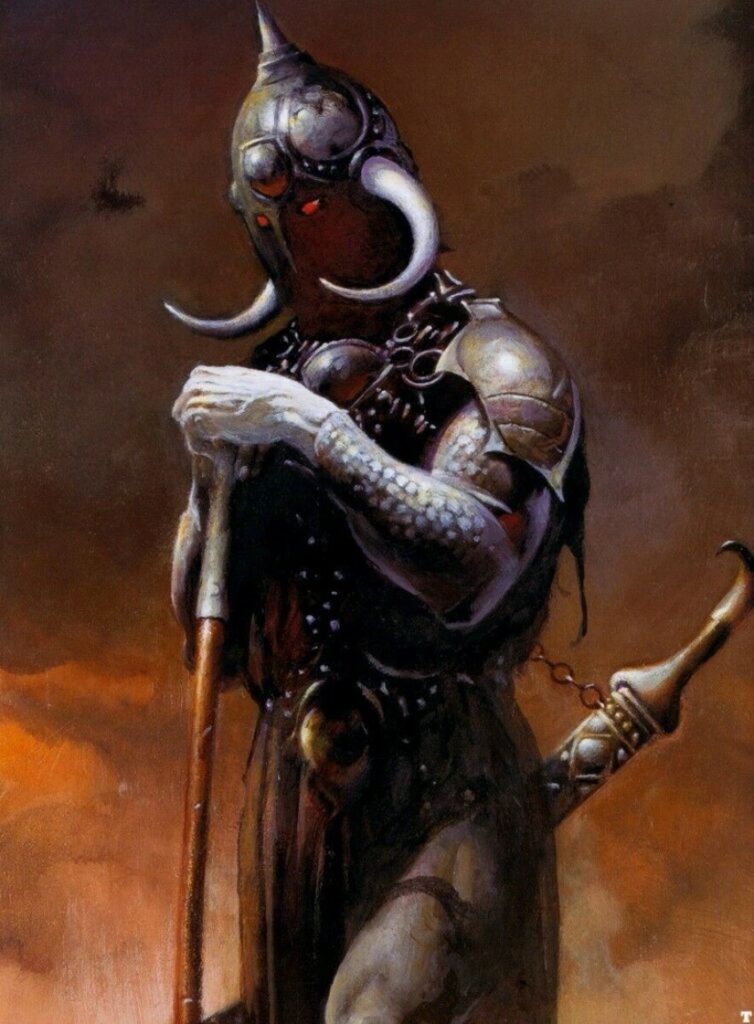 Ilustración de fantasía clásica Frank Frazetta Ilustración de fantasía clásica Frank Frazetta